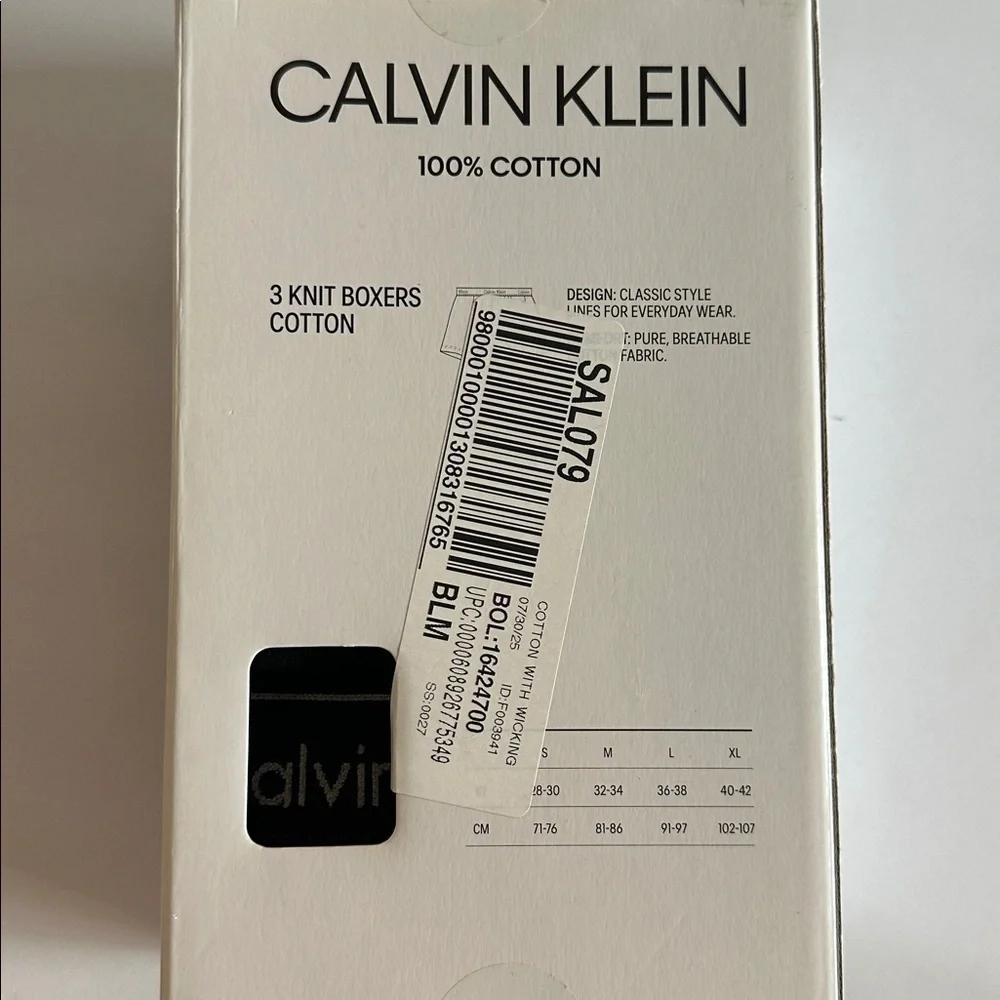 Calvin Klein Men's Classic Fit Boxers - Black - 2 pairs